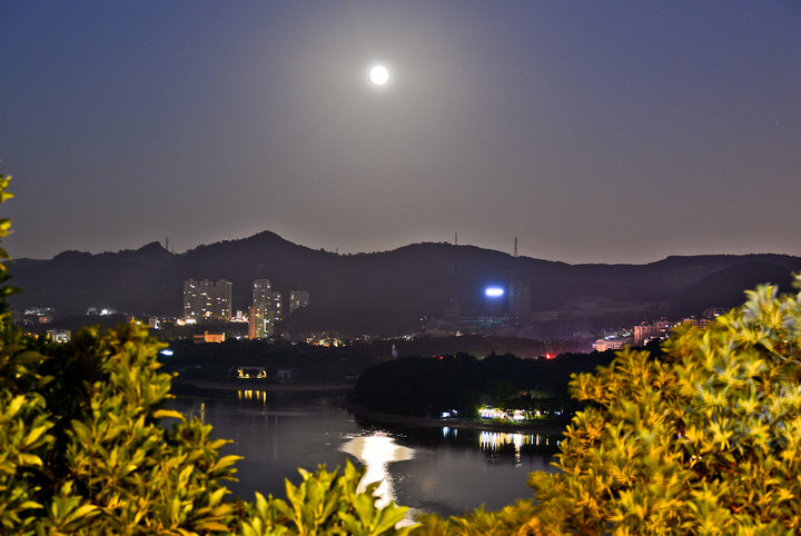 【湖光月色中秋夜摄影图片】广州颐和山庄纪实摄影_太平洋电脑网摄影部落