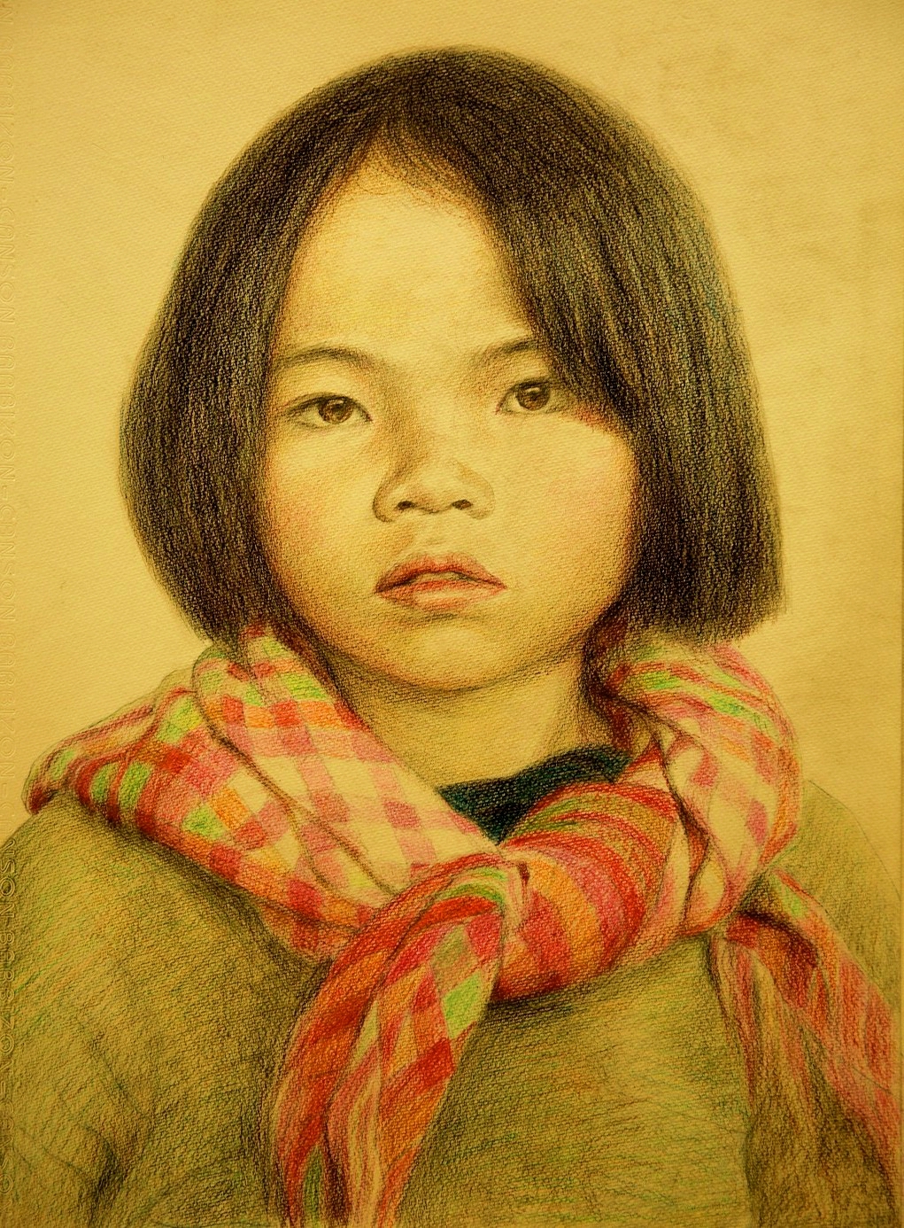 銆婄暀瀹堝効绔ャ??  褰╅搮  54cm脳39cm  2022骞?.jpg