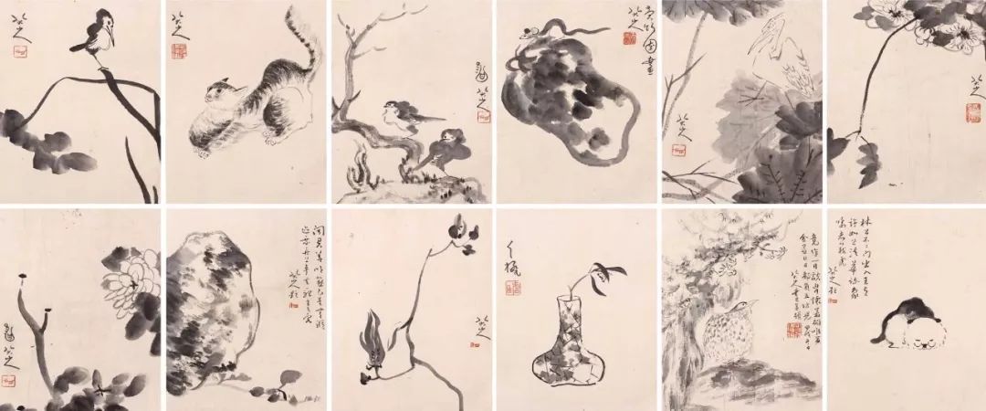 博物馆文物介绍——八大山人的《鱼石图》_朱耷