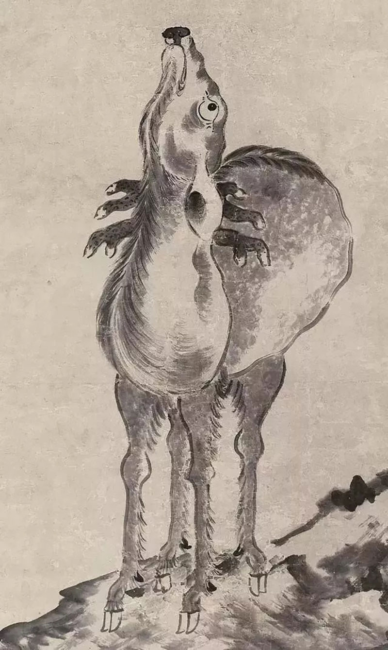 清代八大山人「福禄长春」