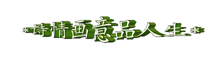 诗情画意品人生