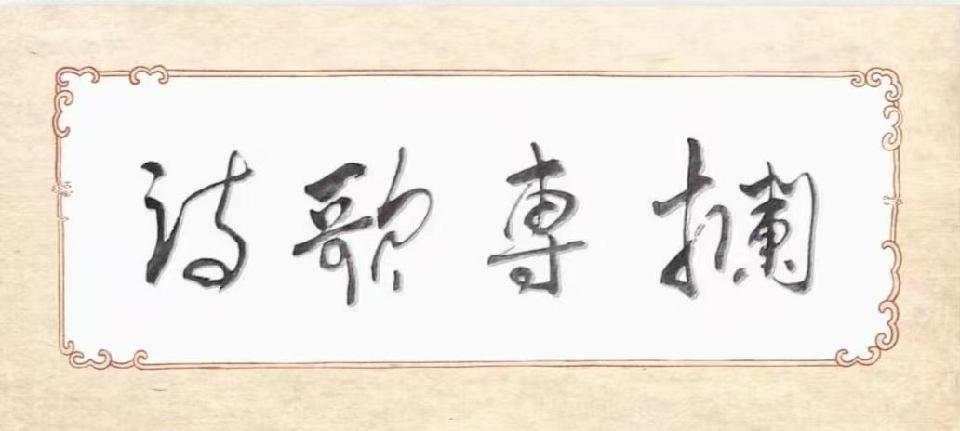 诗歌专栏