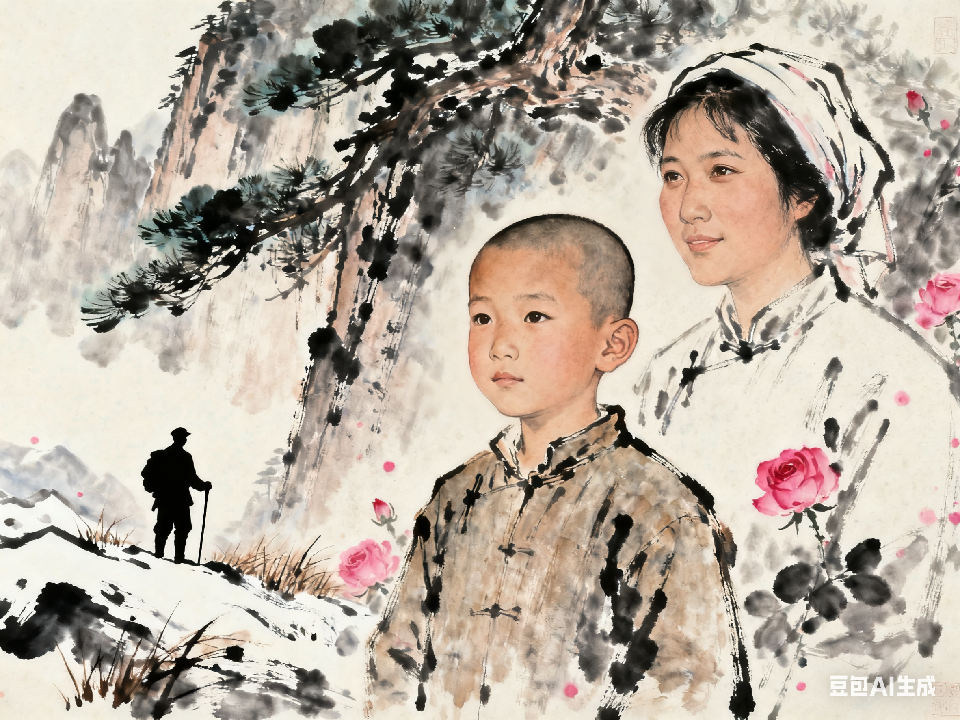 以水墨画呈现诗歌意境 (14)