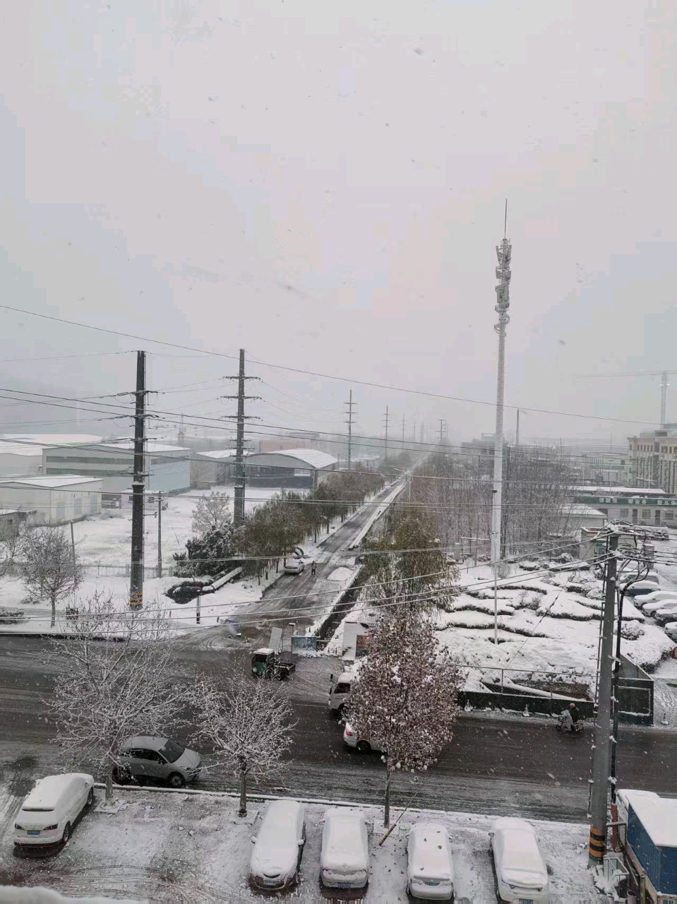 【故道文化·古风·7738】董其贵《高速见雪有感》