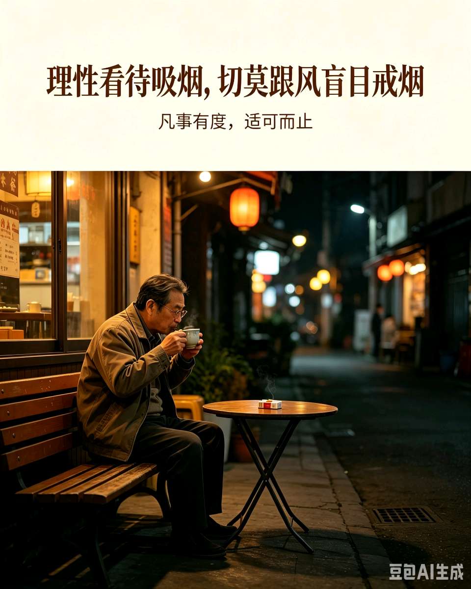 《理性看待吸烟，切莫跟风盲目戒烟》
