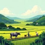 五律《农家春耘图》  作者/马尚元（甘肃）