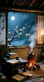 七律《寒夜曲》  作者:柯美柘（江西）