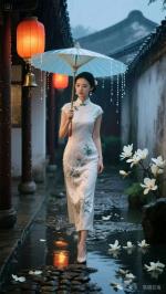 乡愁篇(三十)，雨巷的彐洁白如玉