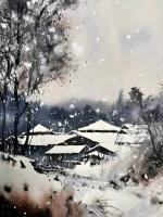 现代诗·雪(外一首)  作者/张庆彬