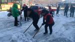 清冰除雪 志愿践行