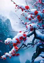 白雪•飞雪迎春（杨无咎体）作者:王省南（浙江杭州）