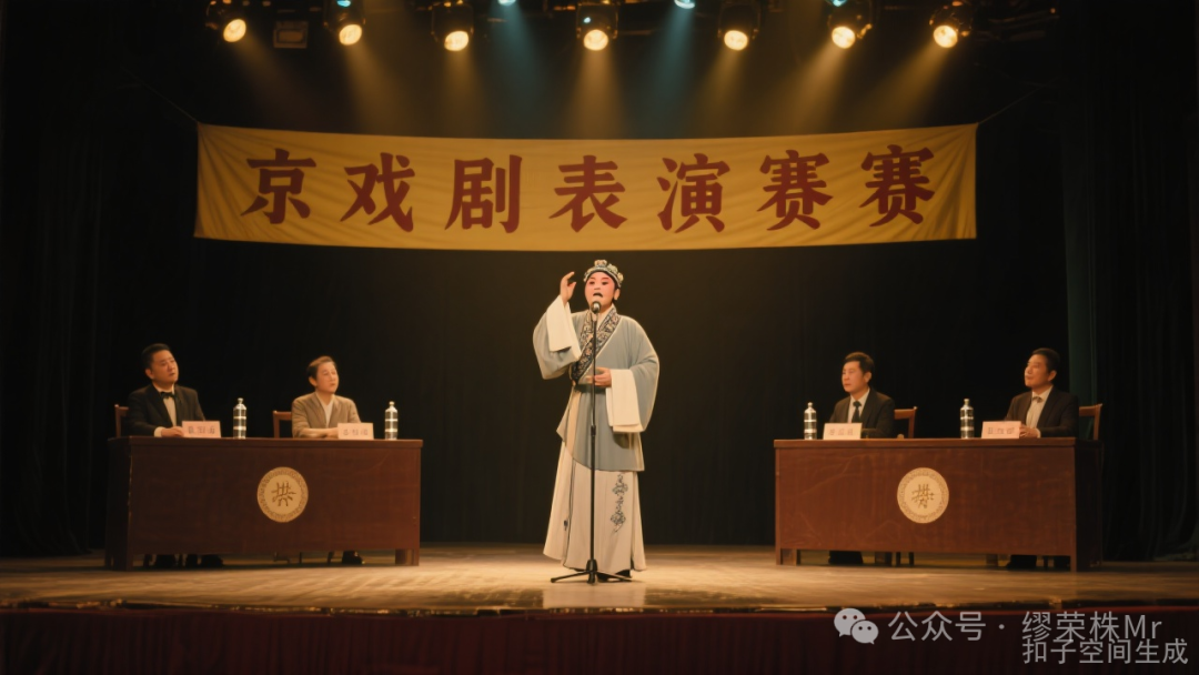 京剧比赛争铁壳水瓶