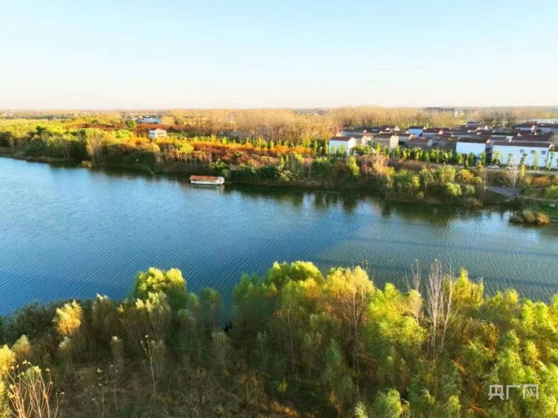 河南鹿邑：涡河湿地公园初冬景色宜人_河南行动_河南省人民政府门户网站