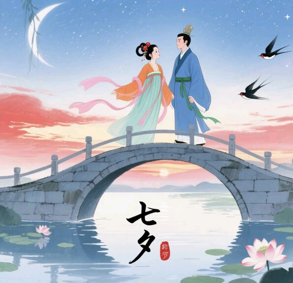七夕随想曲（新韵）金夜（兰州）