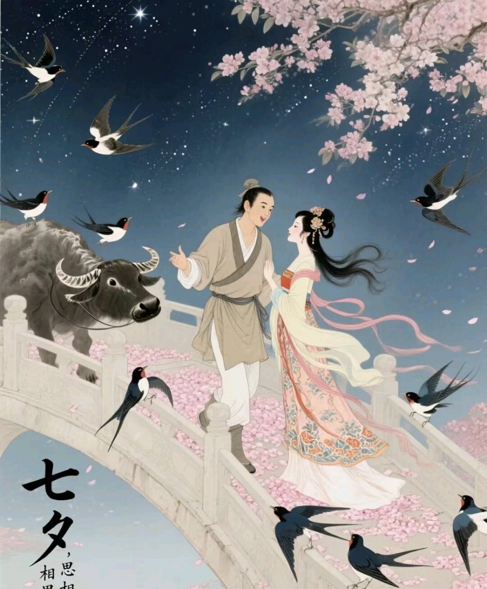 七夕随想曲（新韵）金夜（兰州）