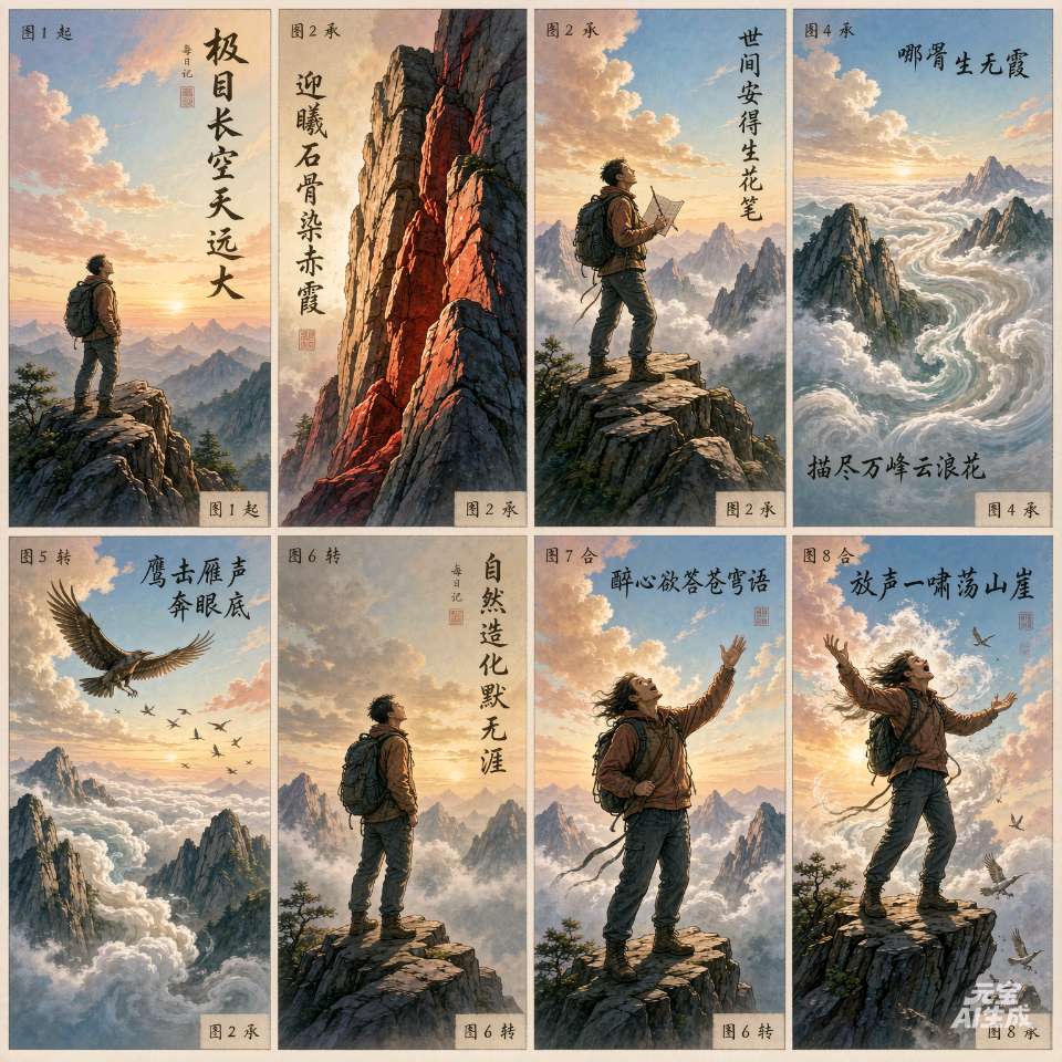 登山悟语——甘会文（每日诗记）
