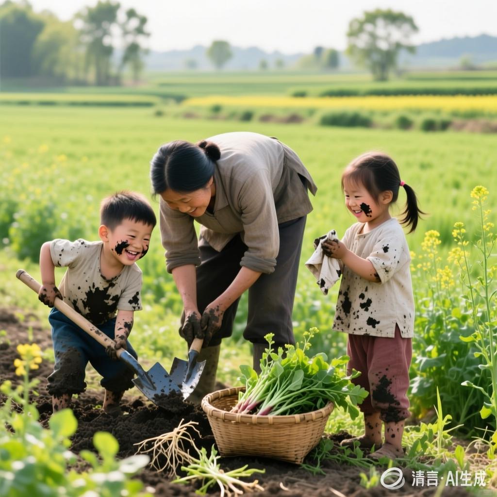 平庸阁：【土掉渣·滑溜曲】挖野菜（中国憨派文学）