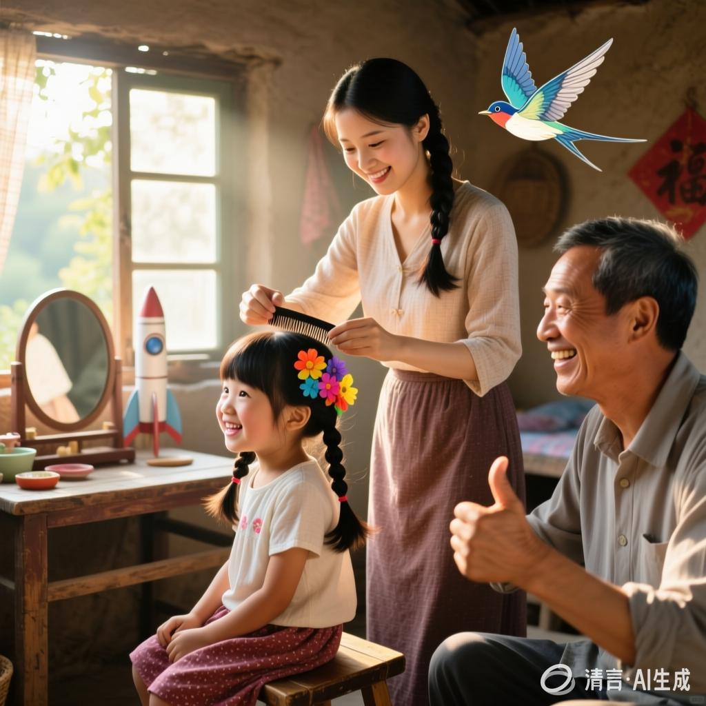 郭长城：【土掉渣·滑溜曲】二妮扎辫子（中国憨派文学）