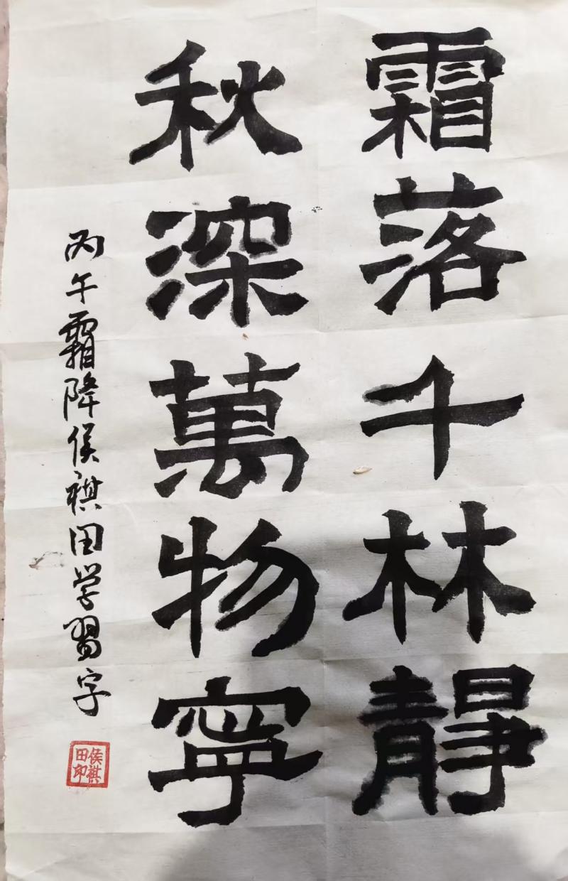 侯祺田丙午年霜降前后习作48首(副)存查·附书法作品
