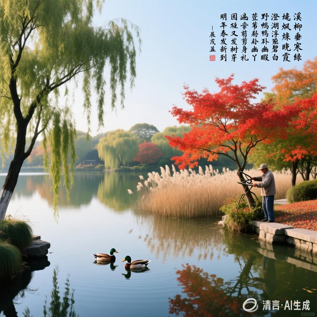 【中国憨派文学】展茂盈：园湖小景