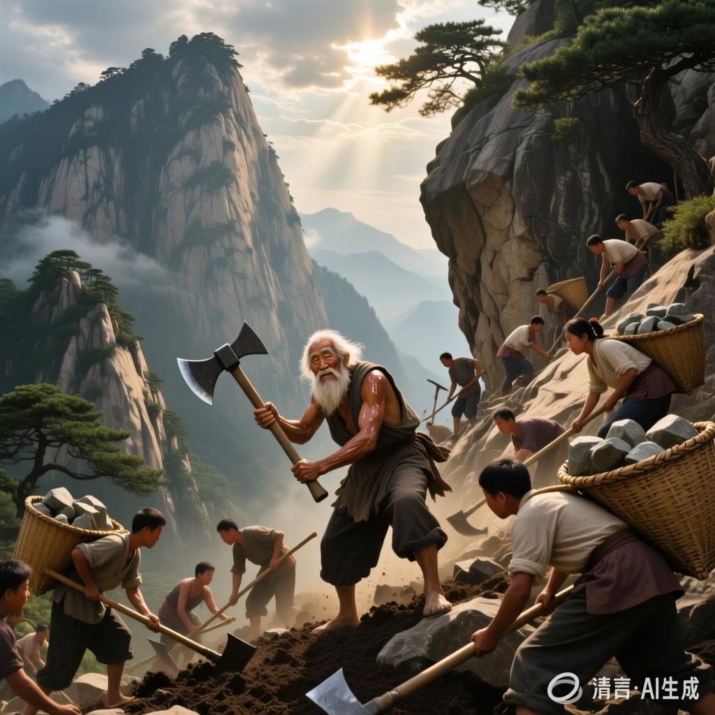 孙祚华：【土掉渣·滑溜曲】愚公移山（中国憨派文学）