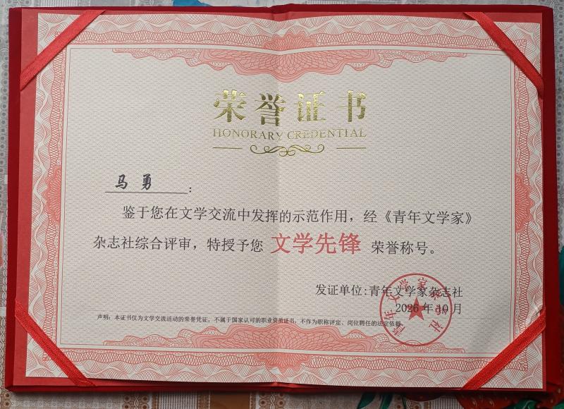 世界文学联盟//为什么马勇被一些评论称为'先锋诗人”？  ​