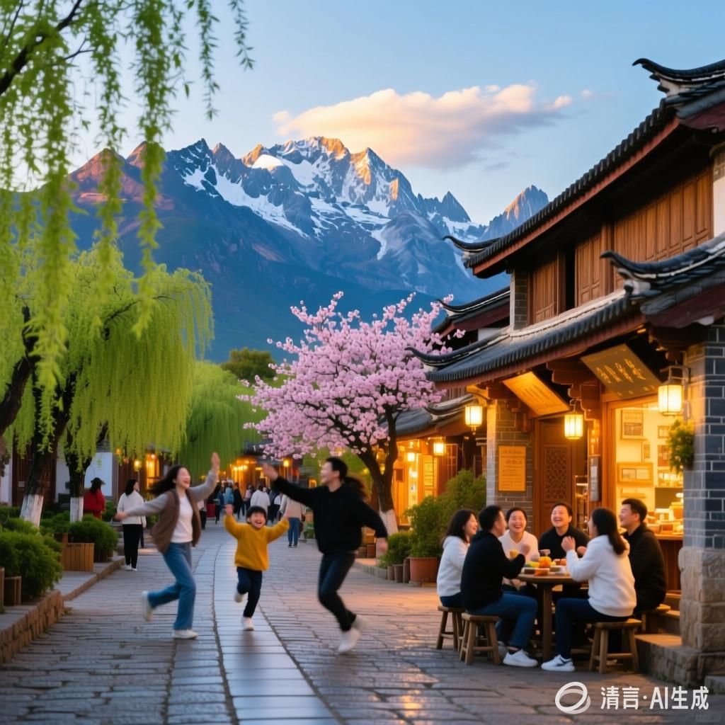 【中国憨派文学】王广民：淡黄柳·春游丽江