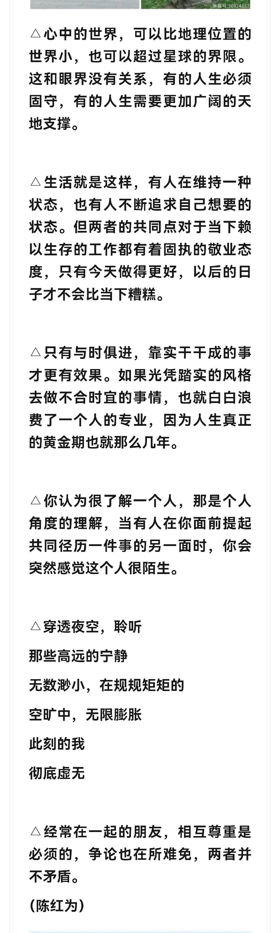 陈红为随感碎笔（2026.9.29）